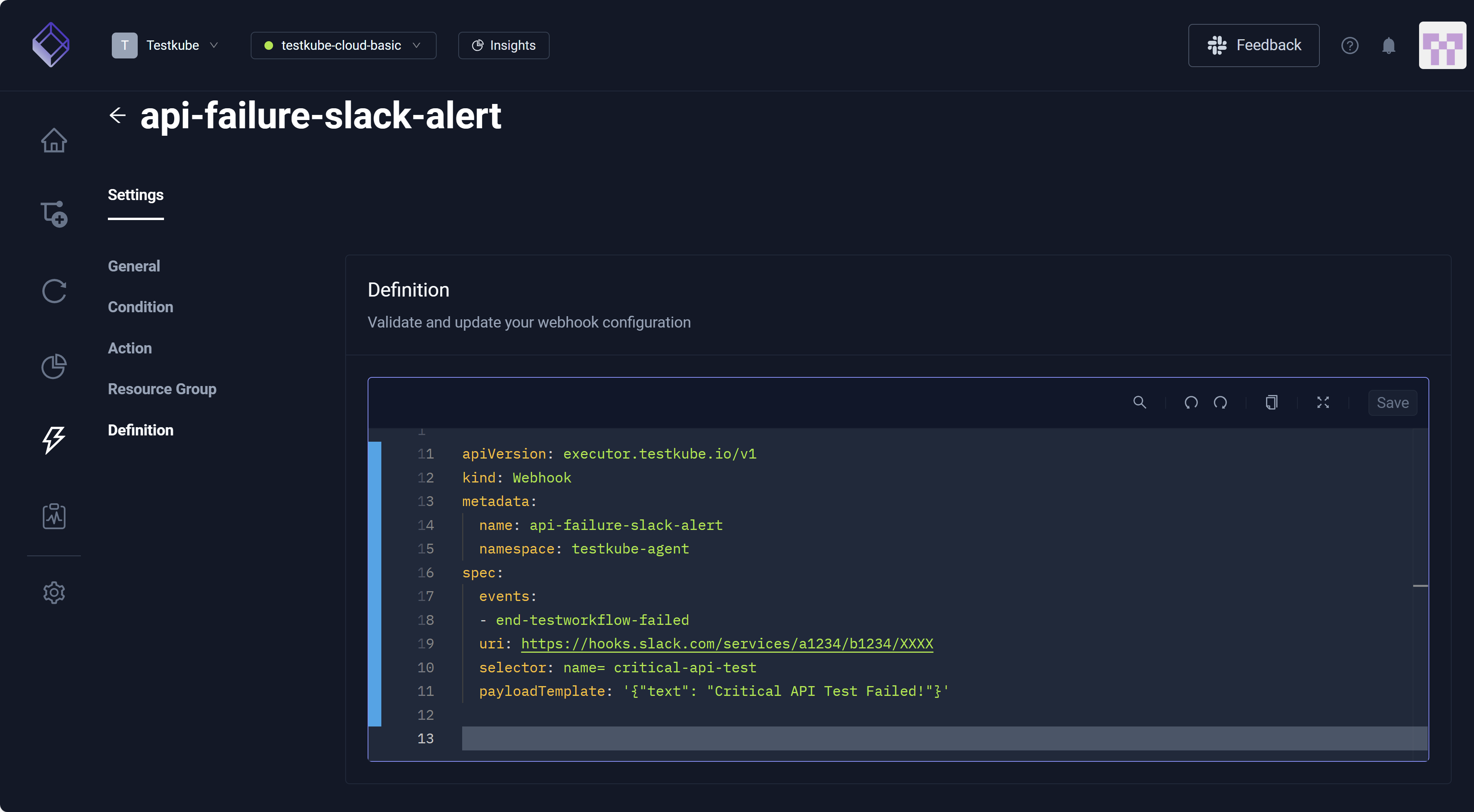 Webhook Definition